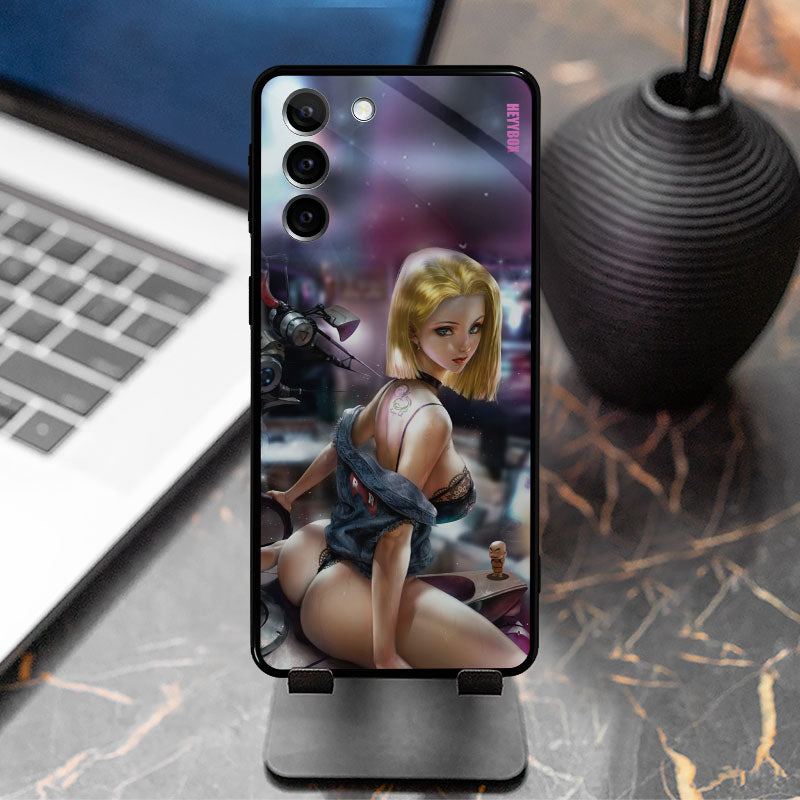 Android18 Full LED Samsung Case RGB Light Up