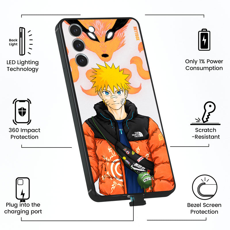 Naruto LED Samsung Case RGB Light Up Galaxy S22+