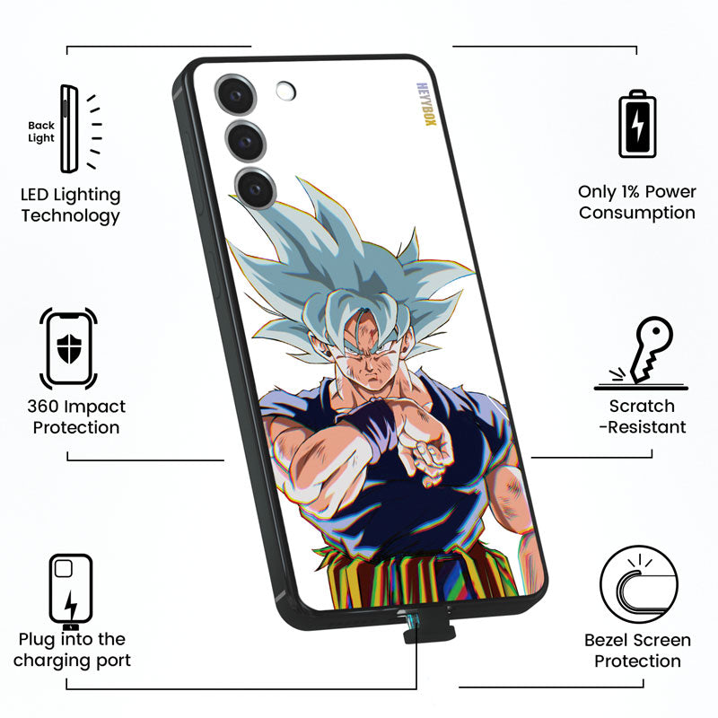 Goku UI 90s Sato LED Samsung Case RGB Light Up