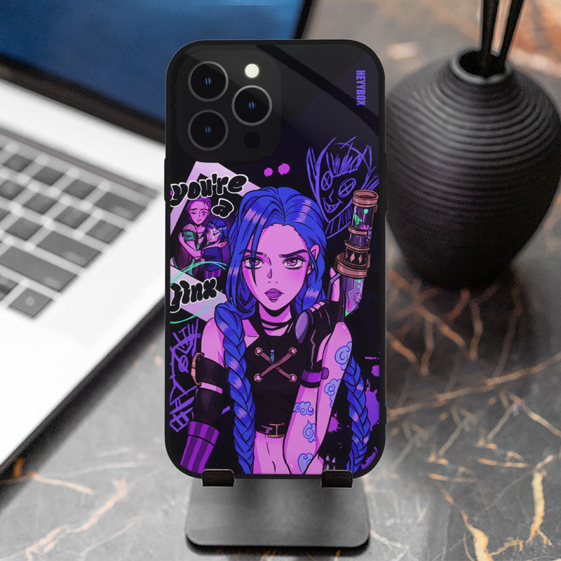 Jinx LED iPhone Case with Black Frame iPhone 14 Plus