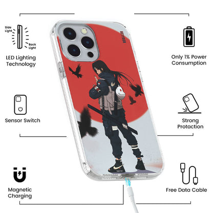 Itachi Uchiha LED iPhone Case RGB Light Up iPhone 11 Pro Max