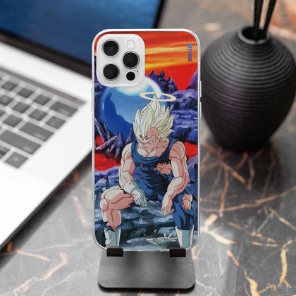 Majin Vegeta Hell LED iPhone Case RGB Light Up for iPhone 12 Pro Max