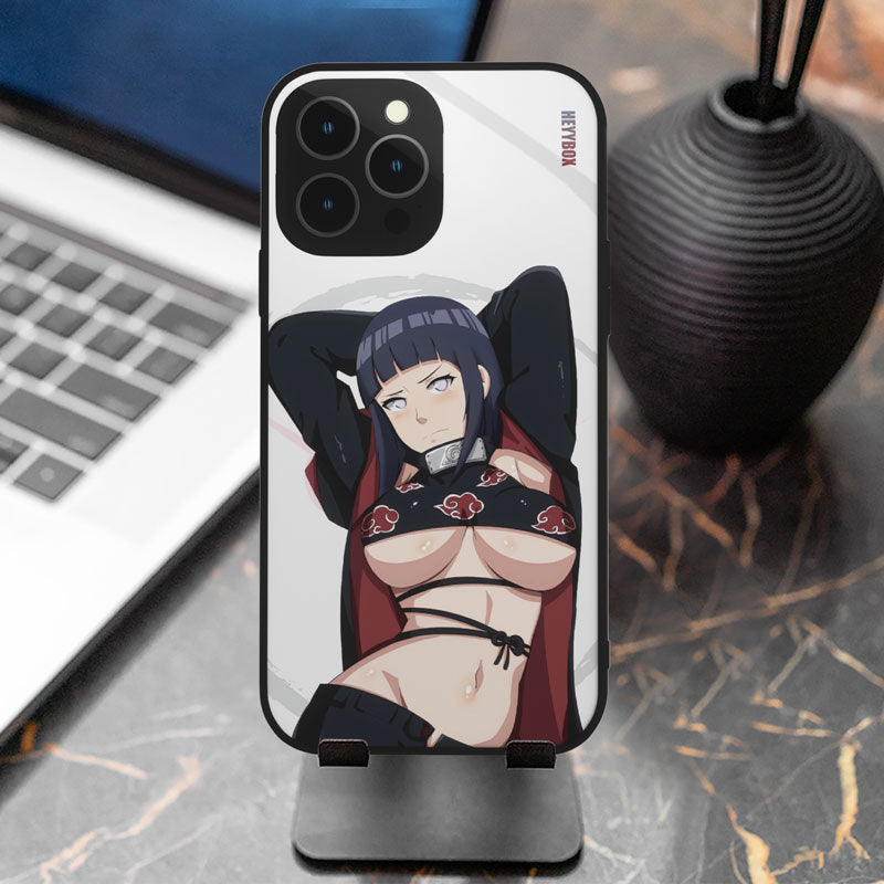 Cool Hinata LED iPhone Case with Black Frame iPhone 14 Pro
