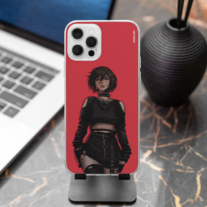 Goth mikasa LED iPhone Case RGB Light Up