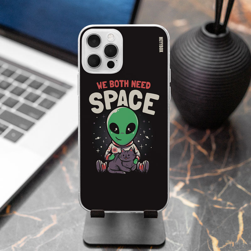 We Both Need Space RGB Case for iPhone