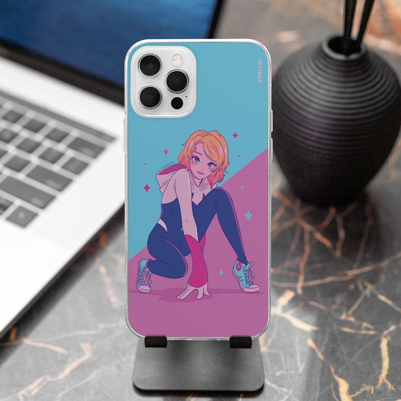 Spiderman Girl RGB Case for iPhone