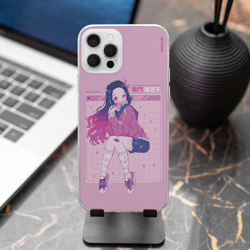 Cute Nezuko RGB Case for iPhone