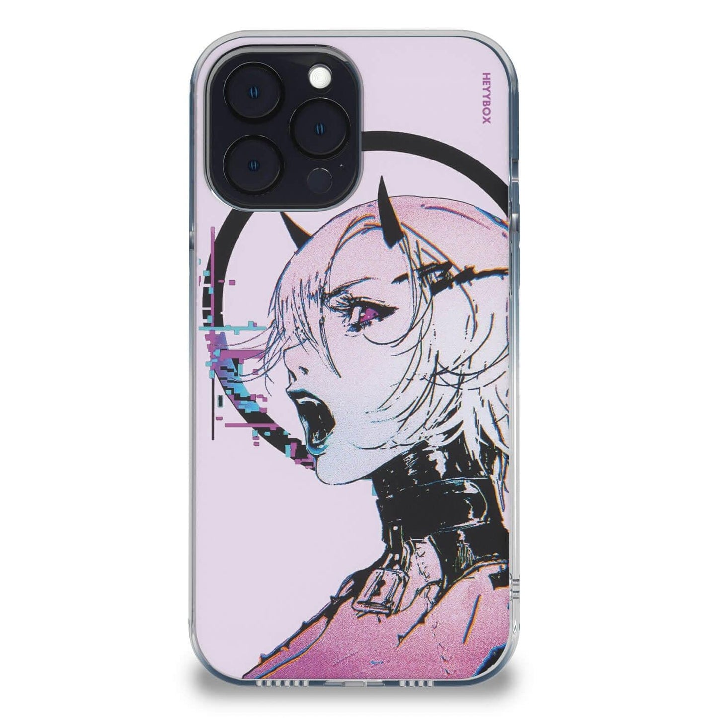 Cyberpunk Glitch Girl RGB Case for iPhone