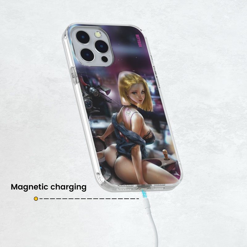 Android18 Full LED Case iPhone RGB Light Up