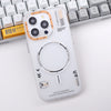 EVA Trendy cool circuit mecha anime magnetic mobile phone case magsafe