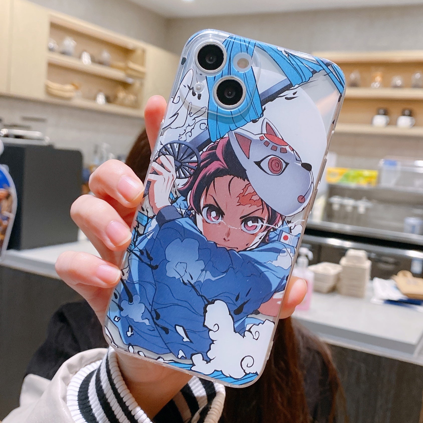Handmade Kimetsu no Yaiba Demon Slayer Phone Case