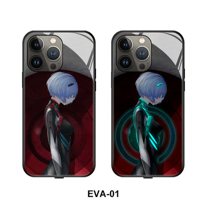 Cute Anime E-Evangelions EVA LED Phone Case