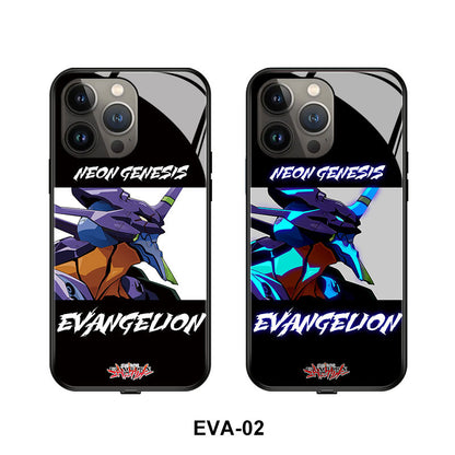 Cute Anime E-Evangelions EVA LED Phone Case