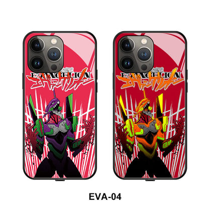 Cute Anime E-Evangelions EVA LED Phone Case