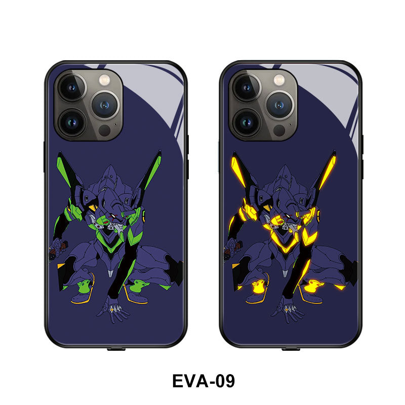 Cute Anime E-Evangelions EVA LED Phone Case