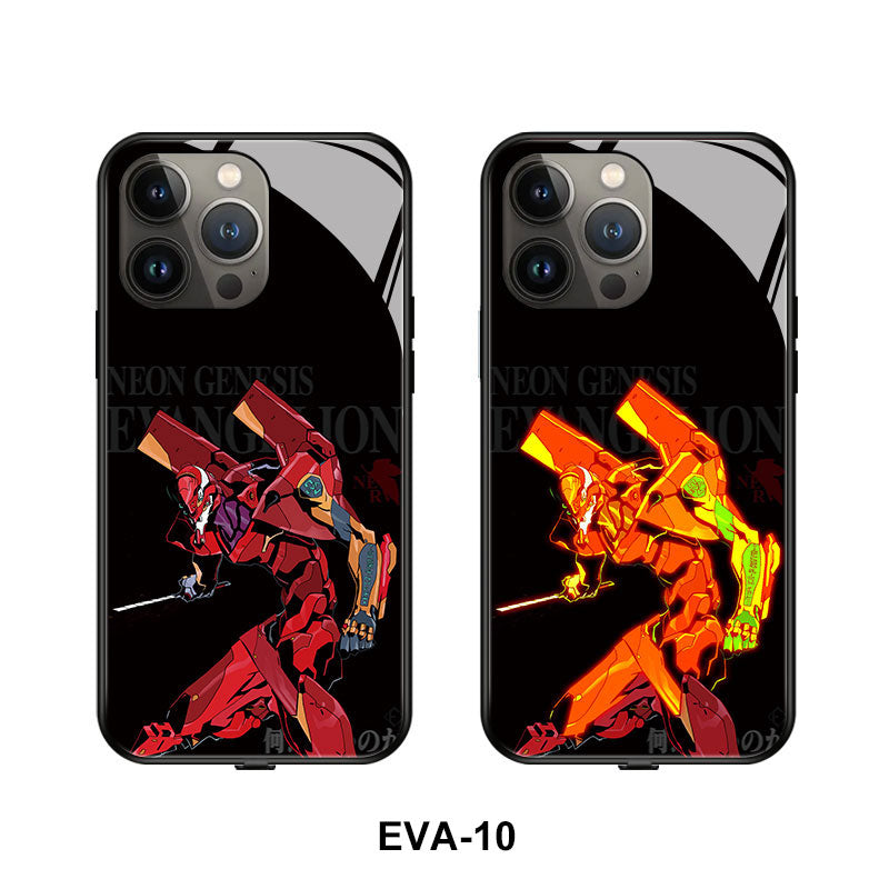 Cute Anime E-Evangelions EVA LED Phone Case