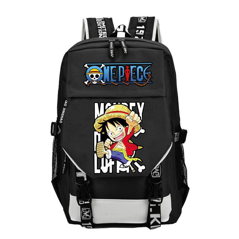 One Piece New Backpack Student School Bag