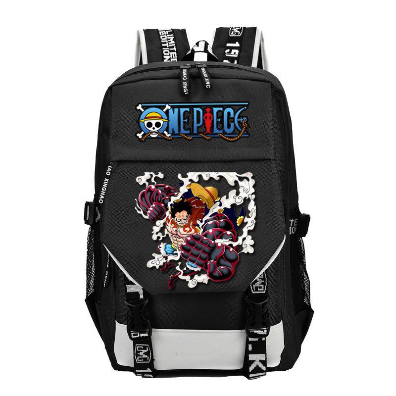 One Piece New Backpack Student School Bag
