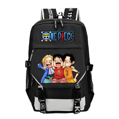 One Piece New Backpack Student School Bag