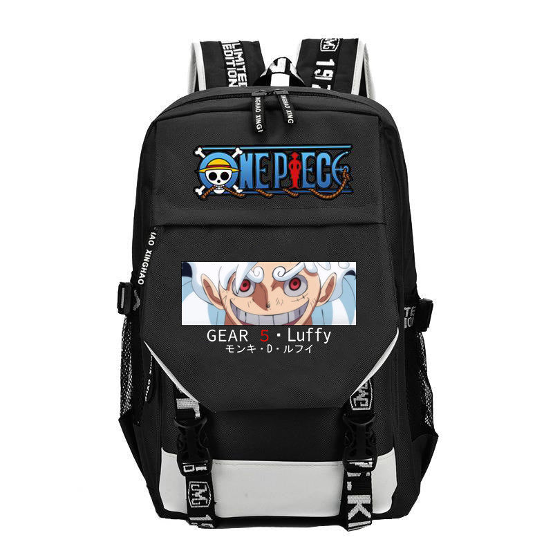 One Piece New Backpack Student School Bag