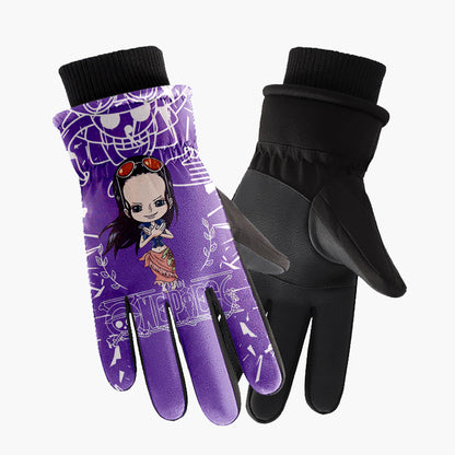 One Piece cold-proof, waterproof, windproof, anti-slip, warm ski and snow gloves