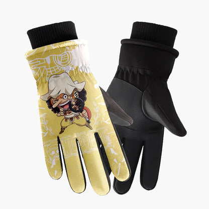 One Piece cold-proof, waterproof, windproof, anti-slip, warm ski and snow gloves