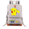 Cute cartoon pattern Pikachu peripheral backpack