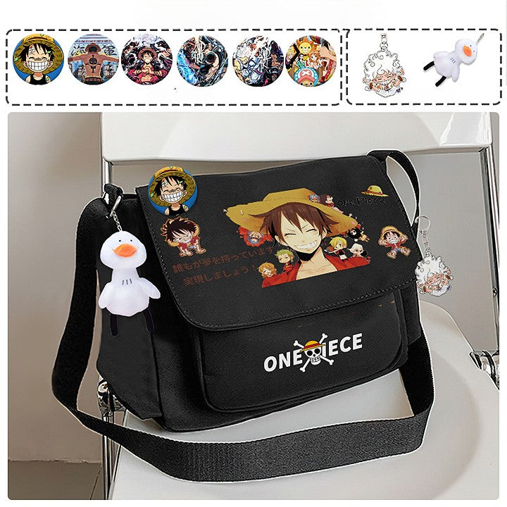 One Piece co-branded Luffy shoulder bag