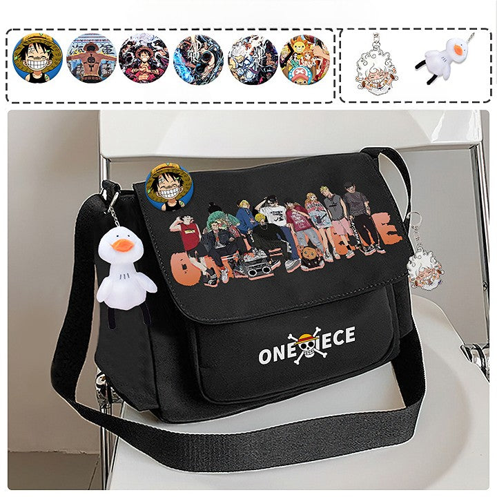 One Piece co-branded Luffy shoulder bag