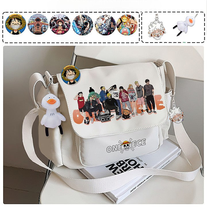 One Piece co-branded Luffy shoulder bag