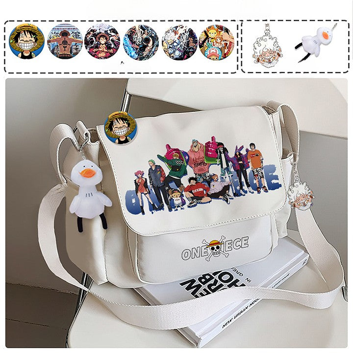 One Piece co-branded Luffy shoulder bag