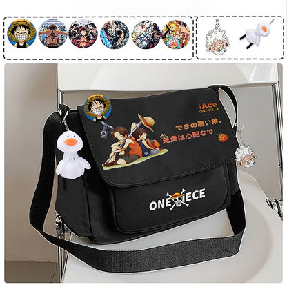 One Piece co-branded Luffy shoulder bag