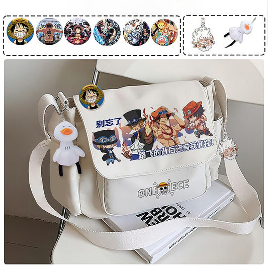 One Piece co-branded Luffy shoulder bag