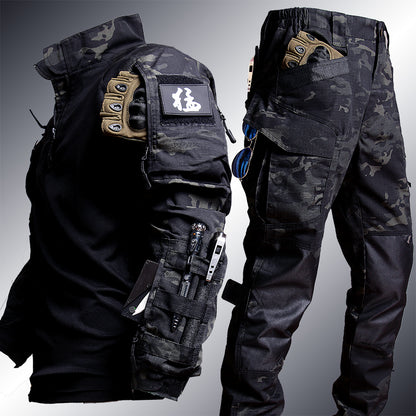 Tactical Frog Suit Men Airsoft Clothes Military Paintball 2 Pieces Sets