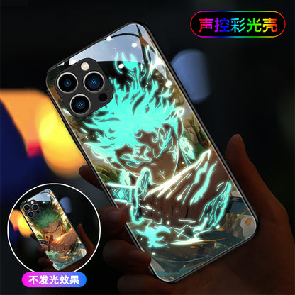 Cute Anime One Piece LED Phone Case