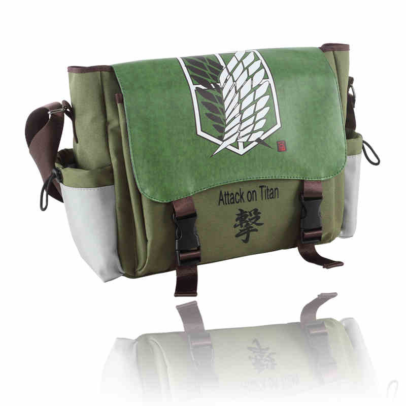 Anime One Piece Attack on Titan Totoro Crossbody Bag