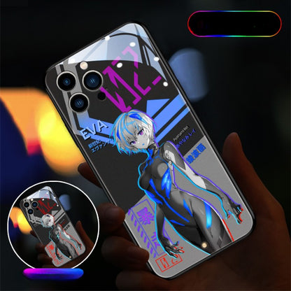 Cute Anime E-Evangelions EVA LED Phone Case