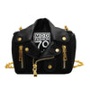 Moschino Women's Biker Leather Shoulder Bag