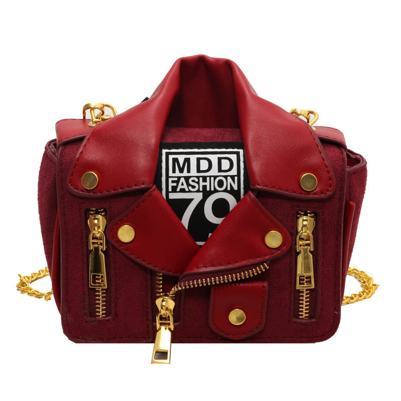 Moschino Women's Biker Leather Shoulder Bag