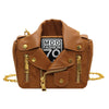 Moschino Women's Biker Leather Shoulder Bag