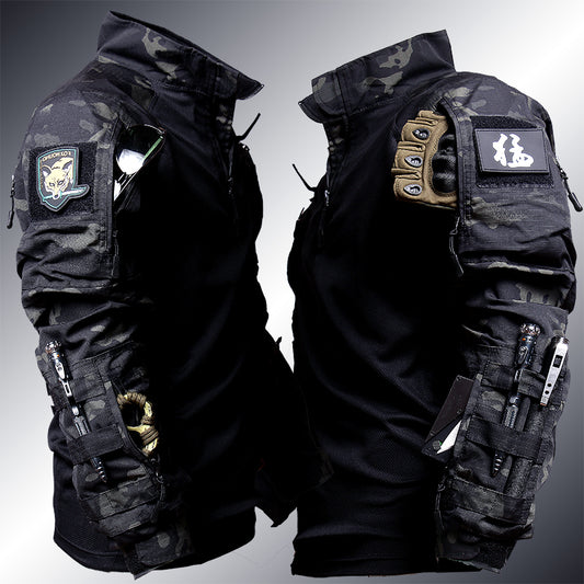 Tactical Frog Suit Men Airsoft Clothes Military Paintball 2 Pieces Sets