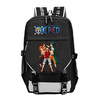 One Piece New Backpack Student School Bag