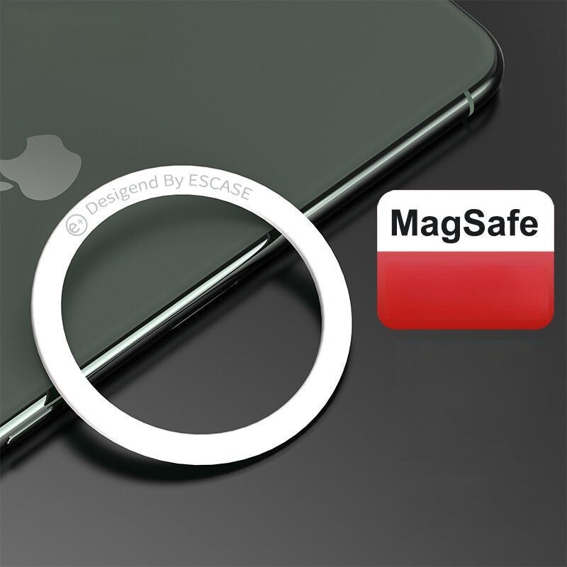 Anneau Magsafe en tôle de fer, étui pour téléphone portable, anneau en fer magnétique sans fil 