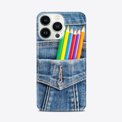 Ins Popular Brand Jeans Tools Phone Case