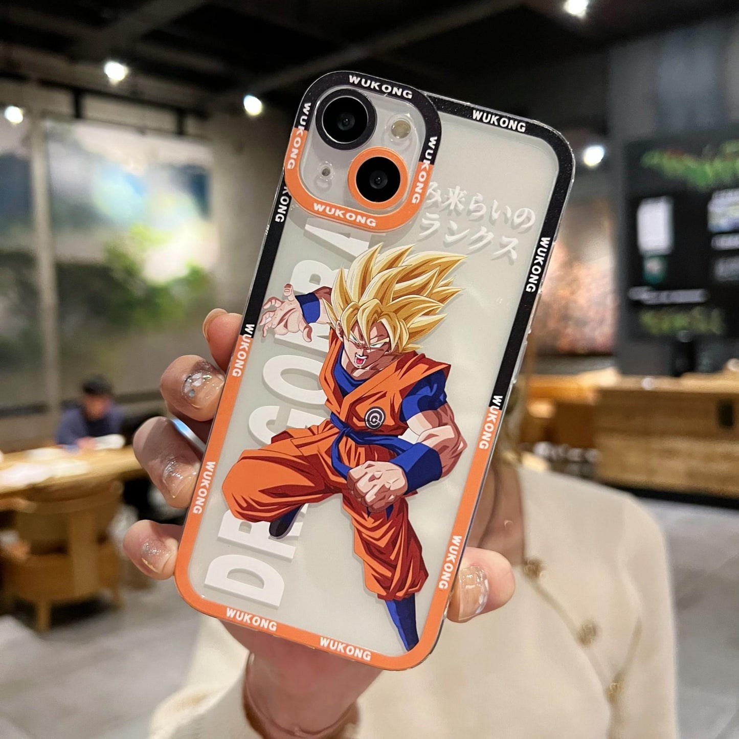 Modische Anime Dragon Balls Gokus Laser-Handyhülle 