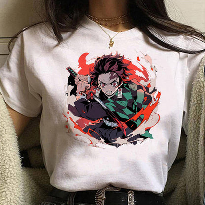 Anime Demon Slayer Character Kamado Tanjirou Graphics 3D Printed T-shirt