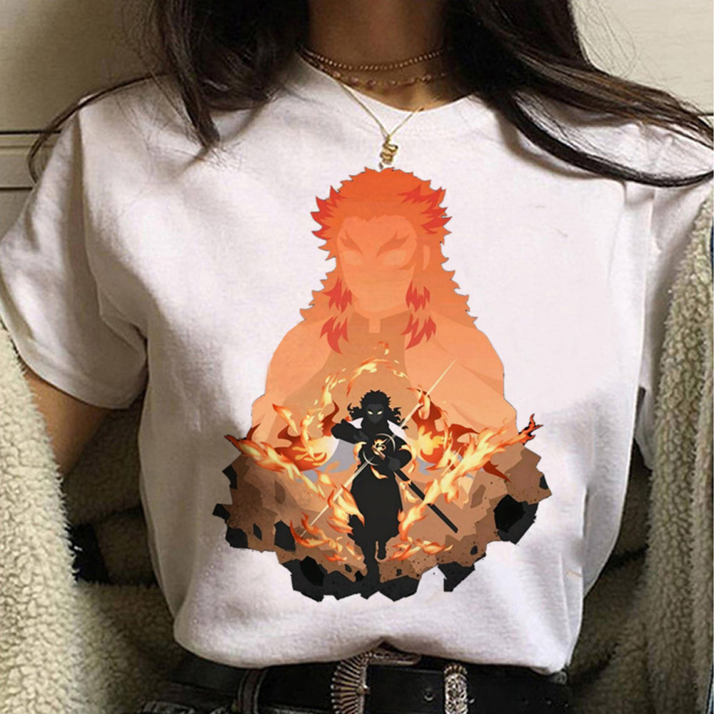 Anime Demon Slayer Character Kamado Tanjirou Graphics 3D Printed T-shirt