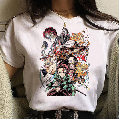 Anime Demon Slayer Character Kamado Tanjirou Graphics 3D Printed T-shirt