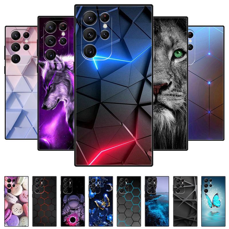 3D animal landscape art full brand mobile phone case