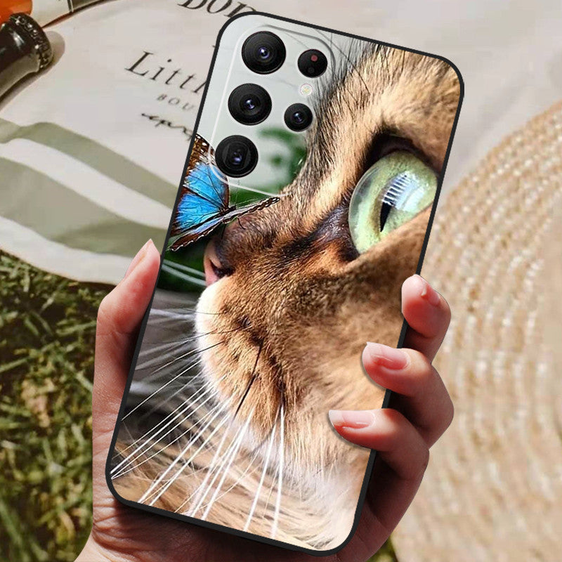 Étui de téléphone portable de marque complète d'art de paysage animal 3D 